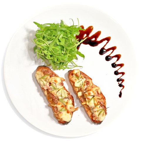 Crostoni Funghi e Salsiccia