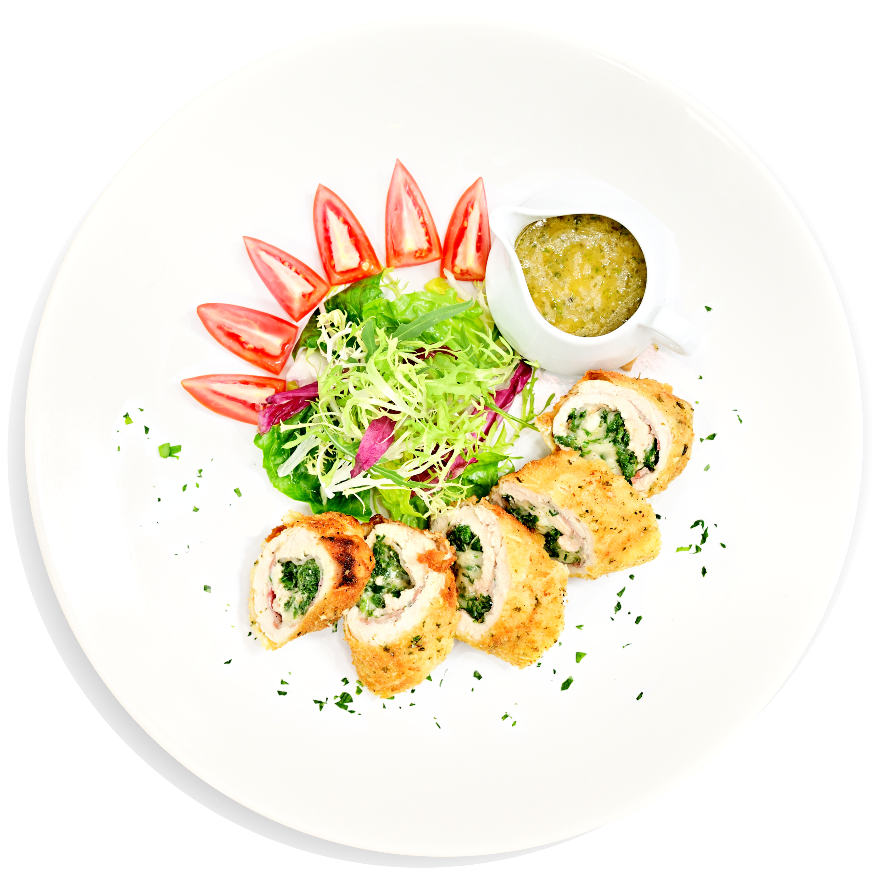 Involtini di Pollo e Formaggio alle Erbe