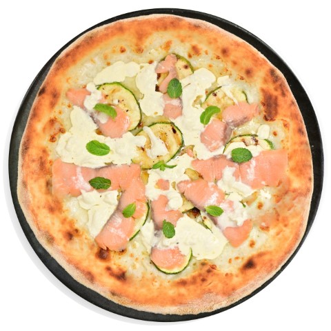 Salmone e Stracciatella